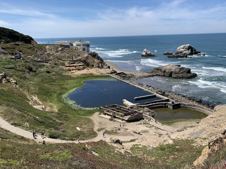 Sutro Baths, a dog-friendly attraction in San Francisco, California