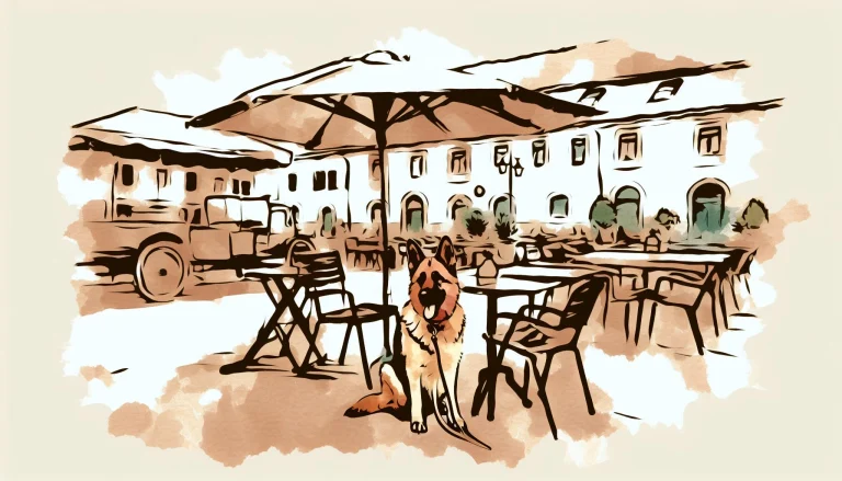 AI generated sketch for Sutter Street Grill