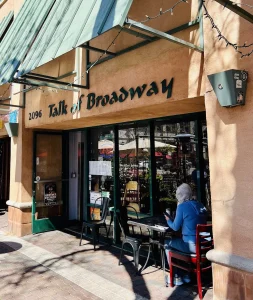 Talk of Broadway, a dog-friendly restaurant in Redwood City, California