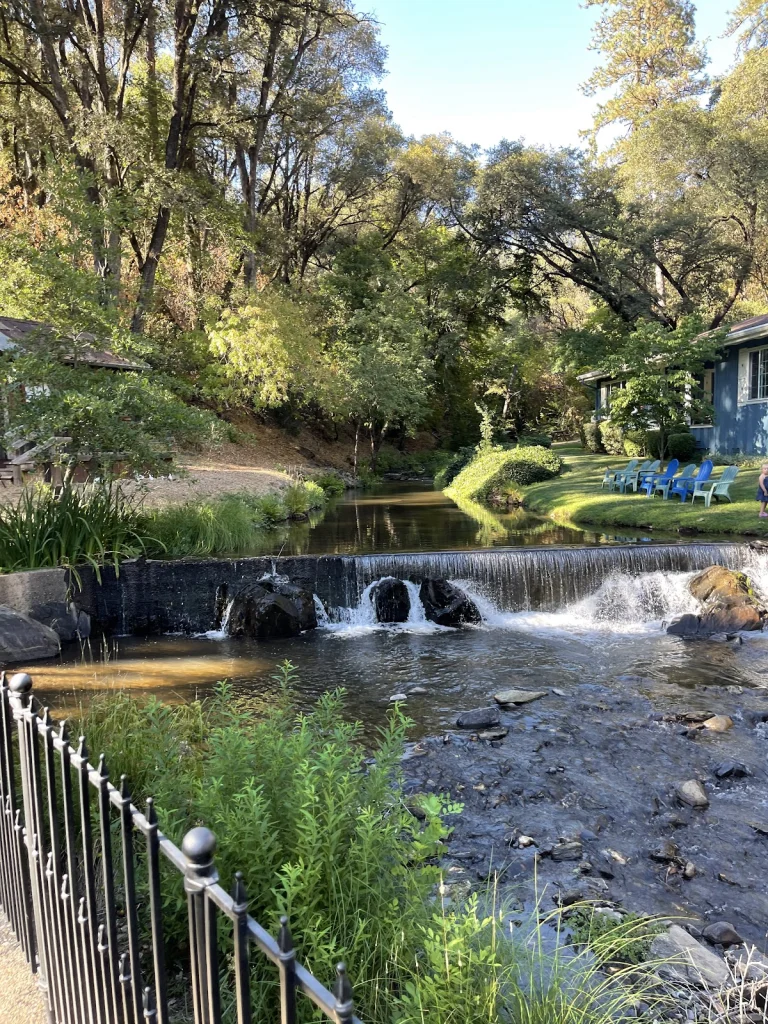 The Cottages at La Honda Park, a dog-friendly park in Murphys, California