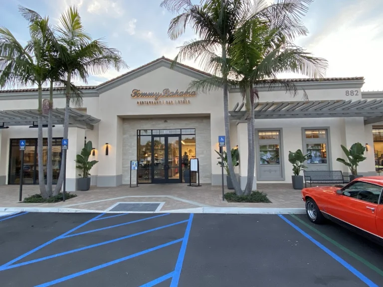 Tommy Bahama's Island Grille, a dog-friendly restaurant in Newport Beach, California