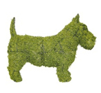 Dog-shaped topiary frame