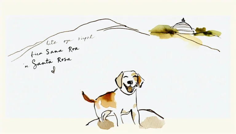AI generated sketch for Wine Country Grooming