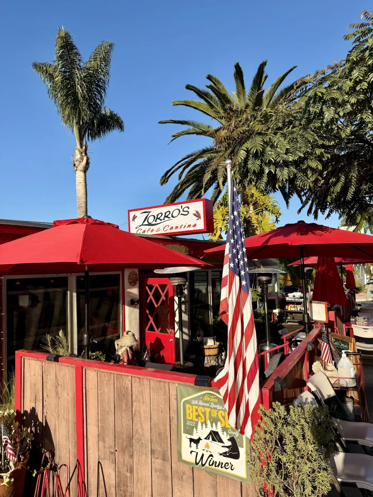 Zorro's Cafe and Cantina, a dog-friendly restaurant in Pismo Beach, California