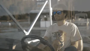 Paddleboard with your dog at Bass Lake (video)