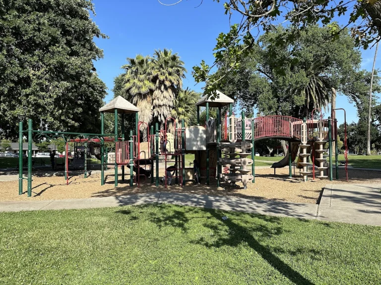 Victory Park, a dog-friendly park in Stockton, California
