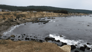ocean view from bluffs