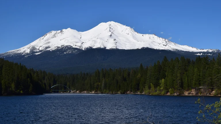 Mt. Shasta from Lake Siskiyou.