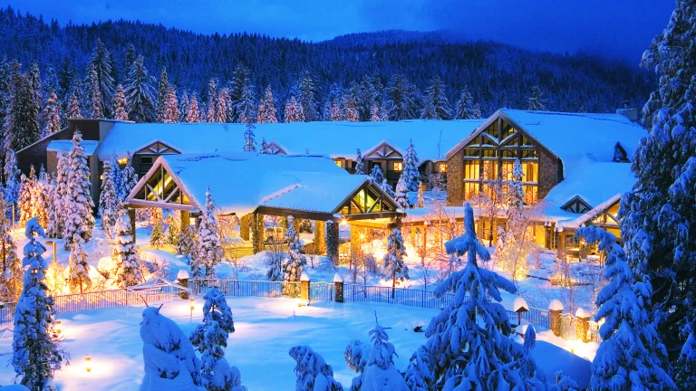 Tenaya Lodge in Winter.