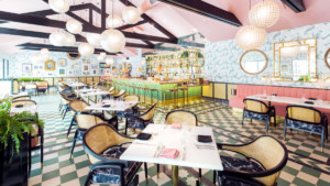 Pink Cabana restaurant interior
