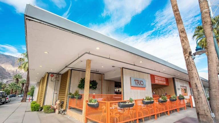 TRIO, a dog-friendly restaurant in Palm Springs, California