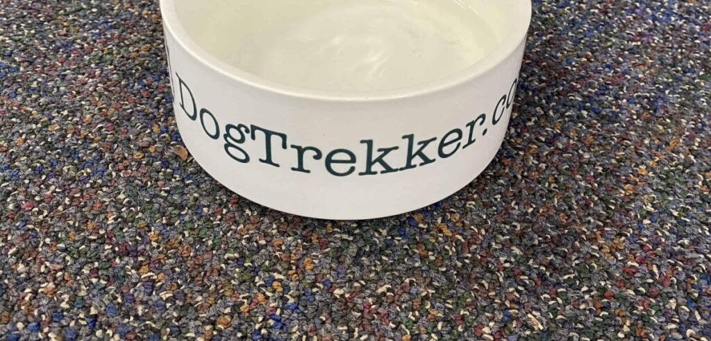 DogTrekker dog bowl