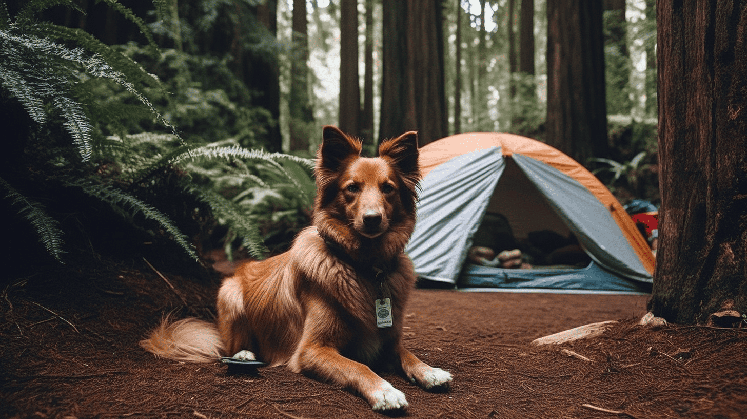 Dog camping