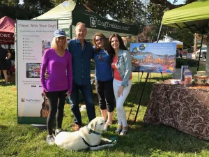 DogTrekker at Bark in the Park, San Jose.