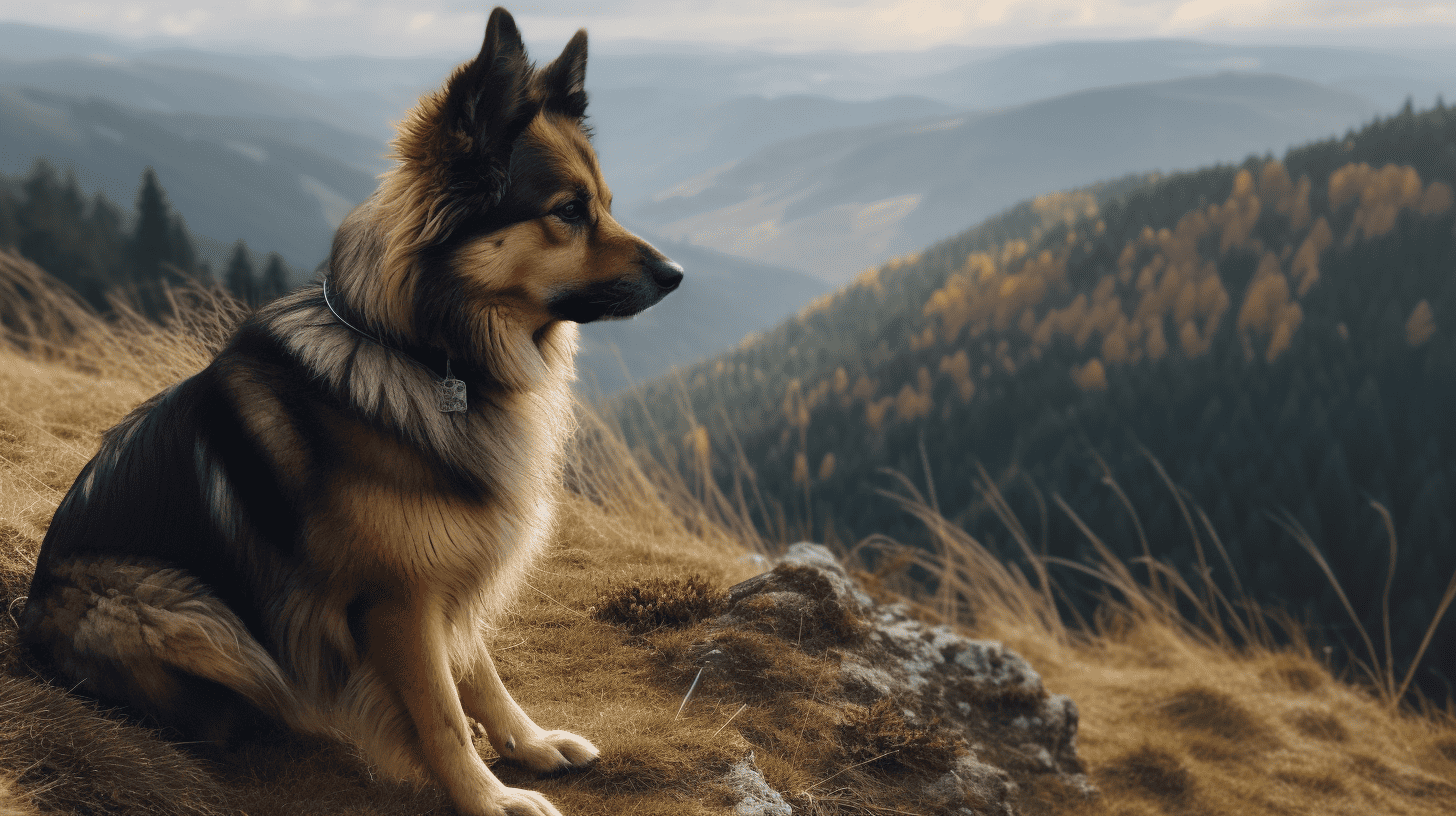 Majestic Mountains dog