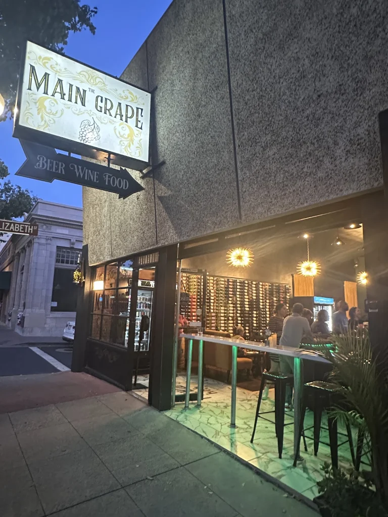 The Main Grape, a dog-friendly bar in Vacaville, California