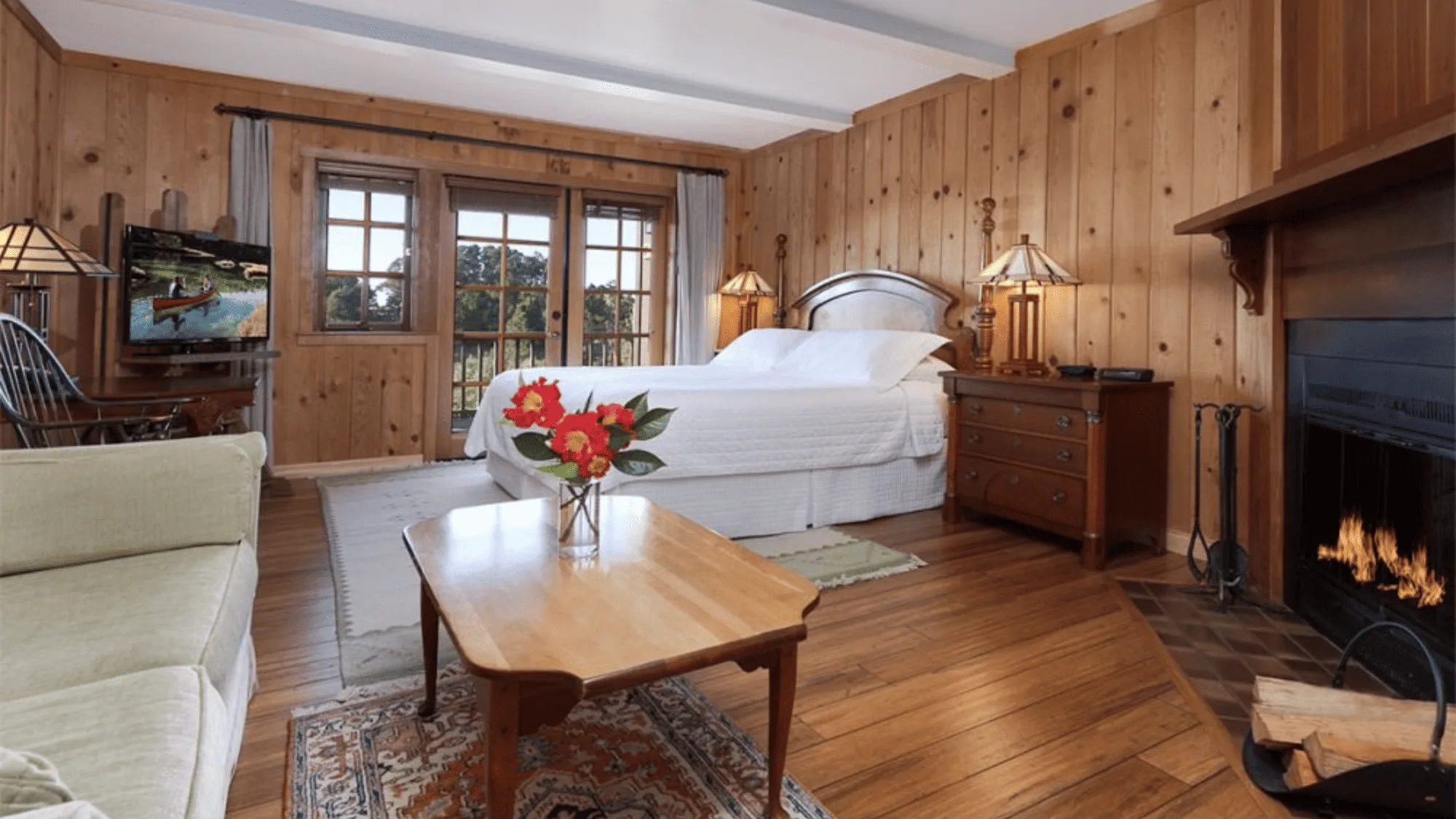 Spacious rooms.