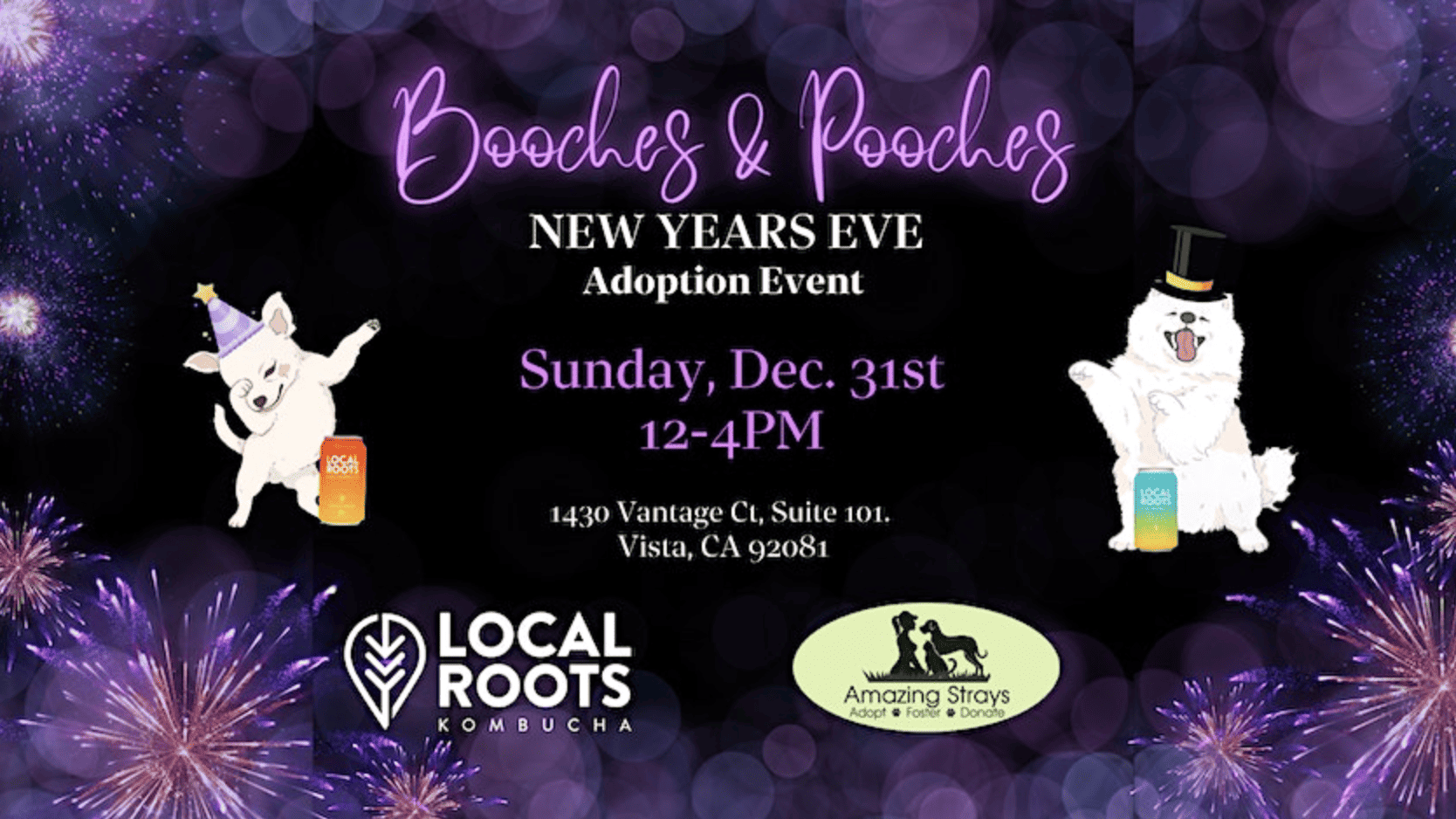 Booches & Pooches New Year's Eve Adoption Event