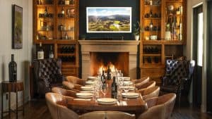 Tasting room at Priest Ranch Wines.