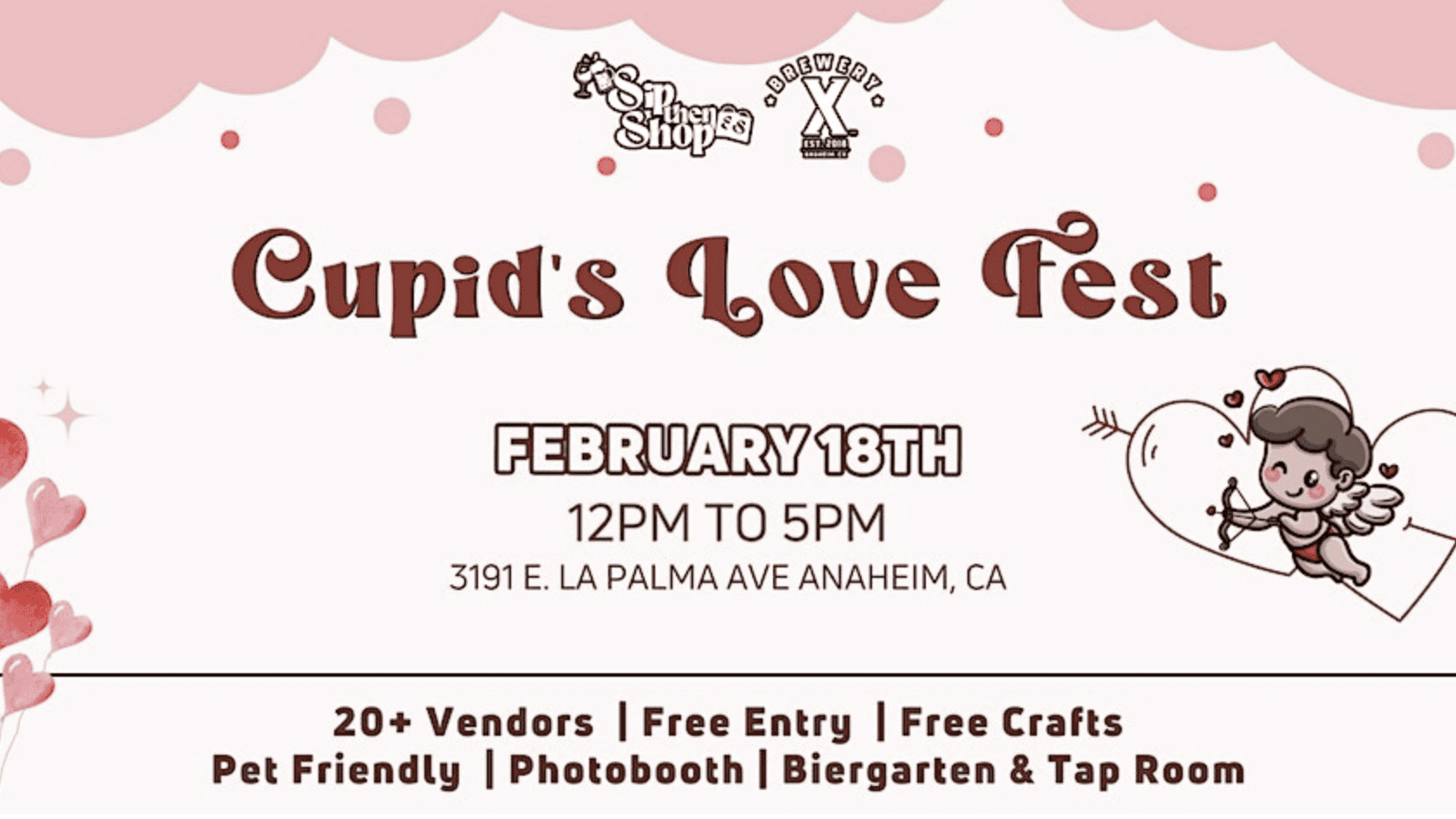 Celebrate love at Cupid's Love Fest! - Dogtrekker