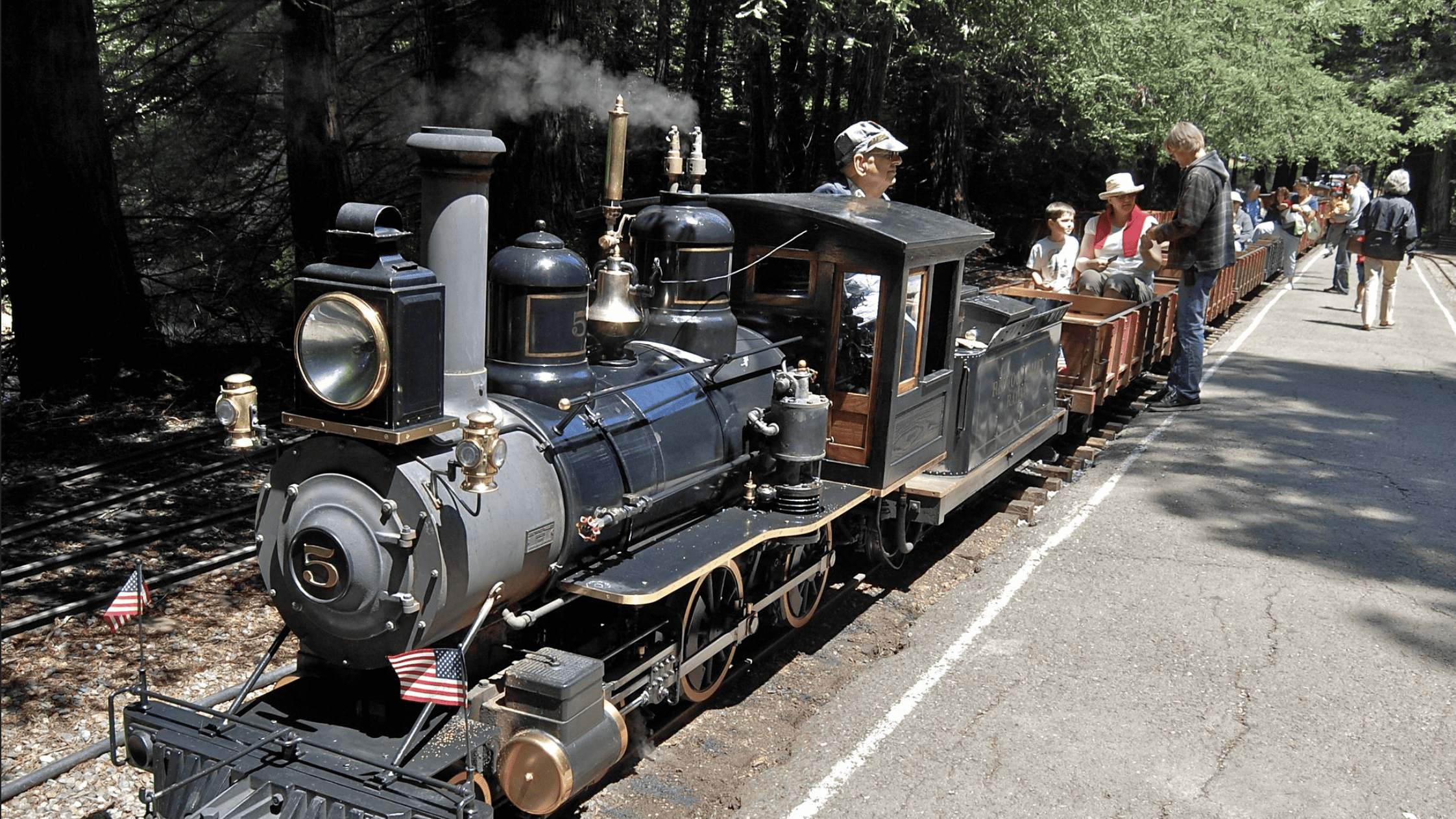 Tilden Regional Park Redwood Valley Railroad.