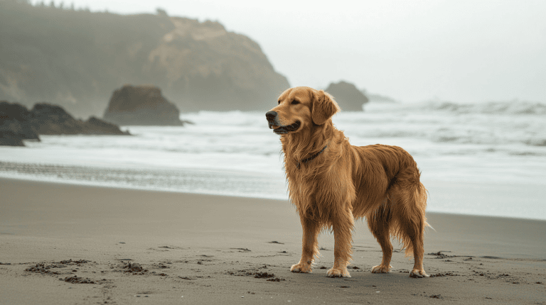 A vibrant dog park bathed in sunlight features abundant greenery with mature trees, offering ample shade for leisurely outdoor activities. In the distance is a well-equipped playground that presents an additional activity area. An inviting picnic table spreads out nearby, ideal for enjoying meals al fresco or taking relaxing breaks from play. A neatly-placed trash bin aids in maintaining the park's cleanliness for everyone's enjoyment. Dominating the scene is a generously wide dirt path gracefully curving through the expanse of grass, promising exploratory walks and lively fetch games.