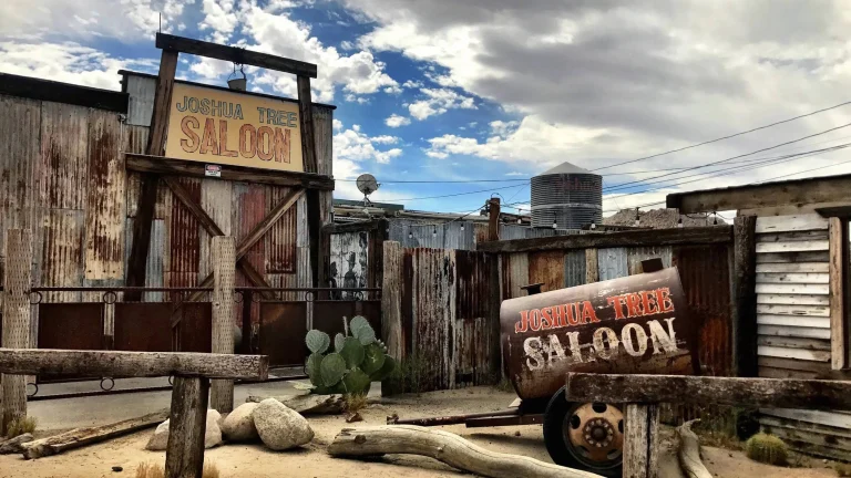 Joshua Tree Saloon, a dog-friendly restaurant in Joshua Tree, California