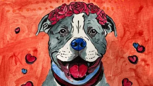 Pitty Paint Day with Fresno Bully Rescue