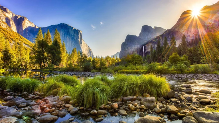 Sunrise on Yosemite Valley, Yosemite National Park, California