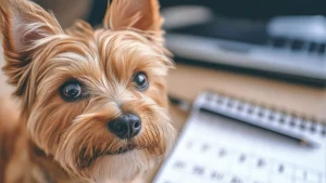 National Dog Day Reminder on calendar marked with Pen