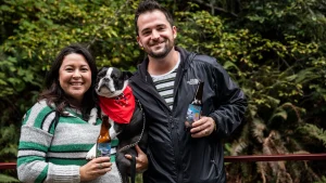 Fun on the dog-friendly Skunk Train.