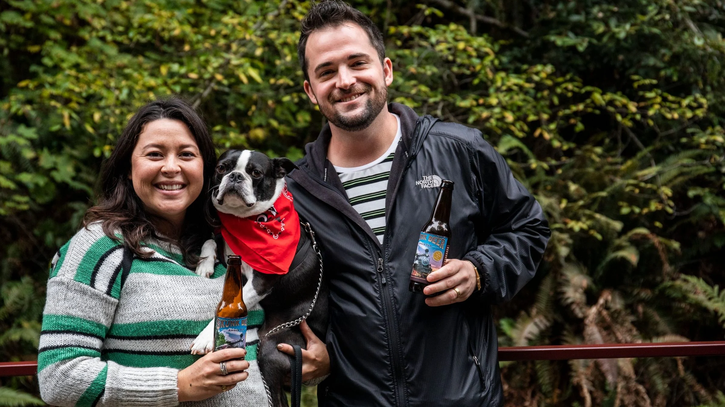 Fun on the dog-friendly Skunk Train.