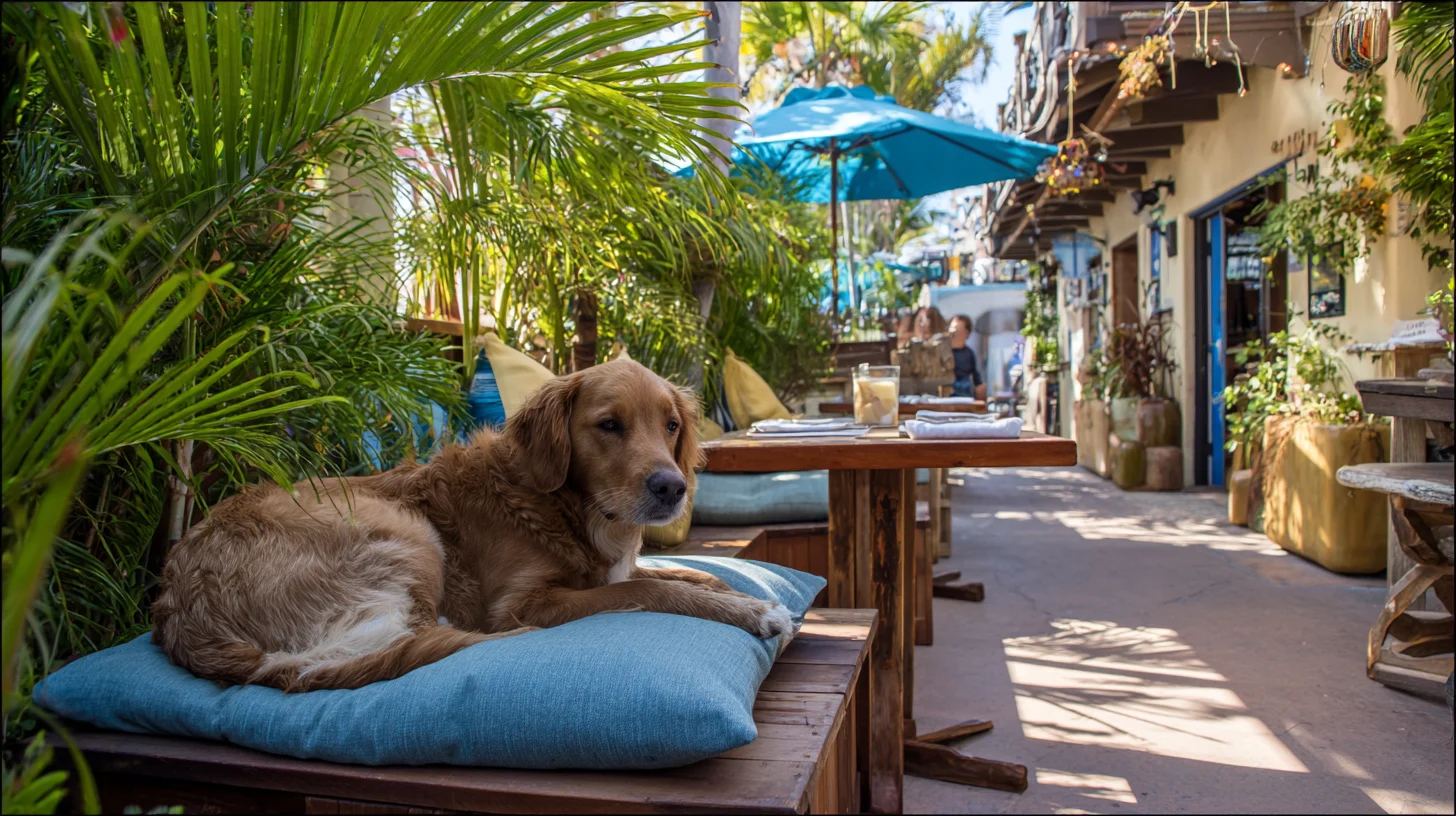 Best city for dog-friendly restaurants in California