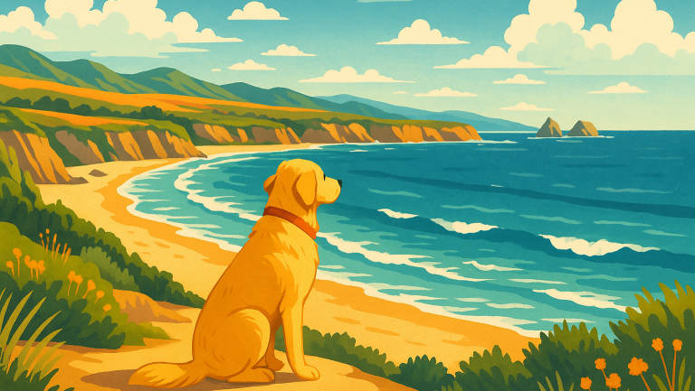 What happens when you plan a California coast trip around your dog