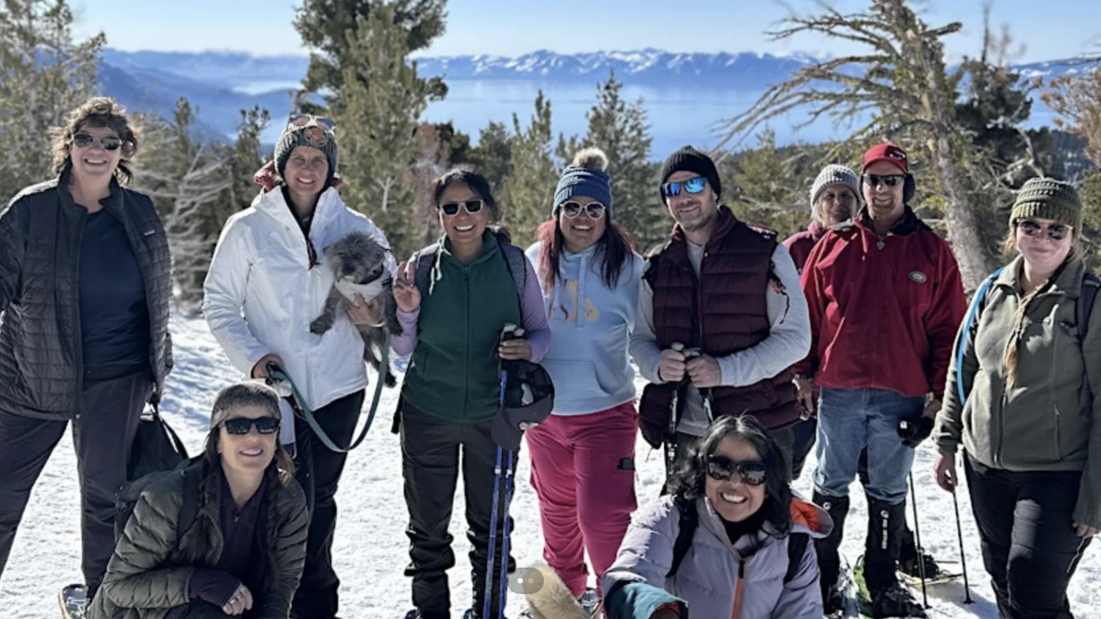 Snowshoeing at Donner Summit