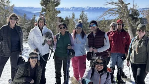 Snowshoeing at Donner Summit