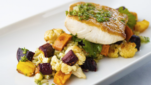 Spoon restaurant fish dish