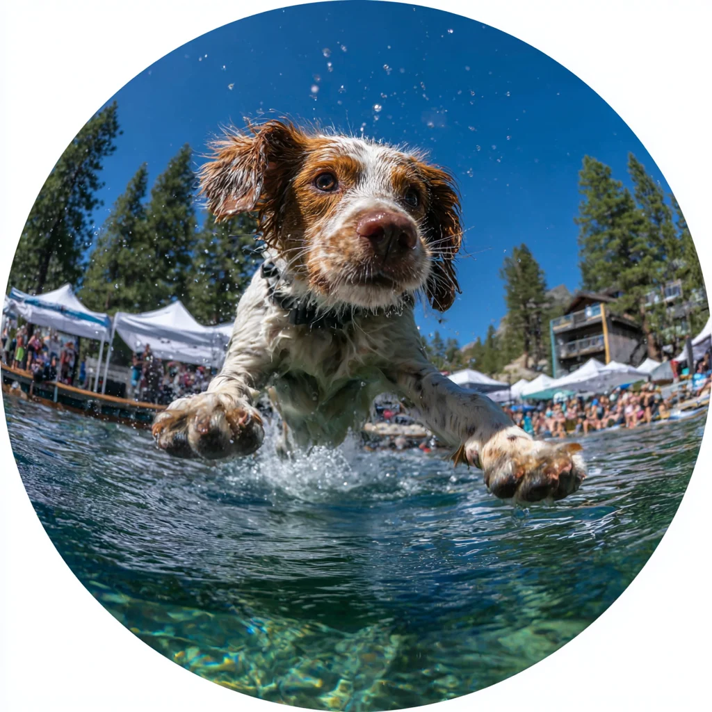 Dog dock diving