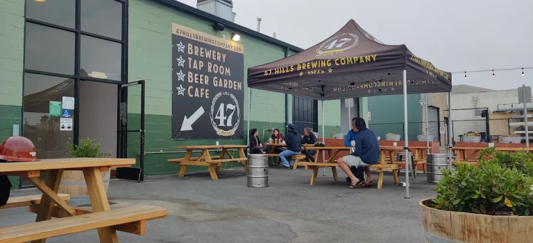 47 Hills Brewing Company, a dog-friendly bar in South San Francisco, California
