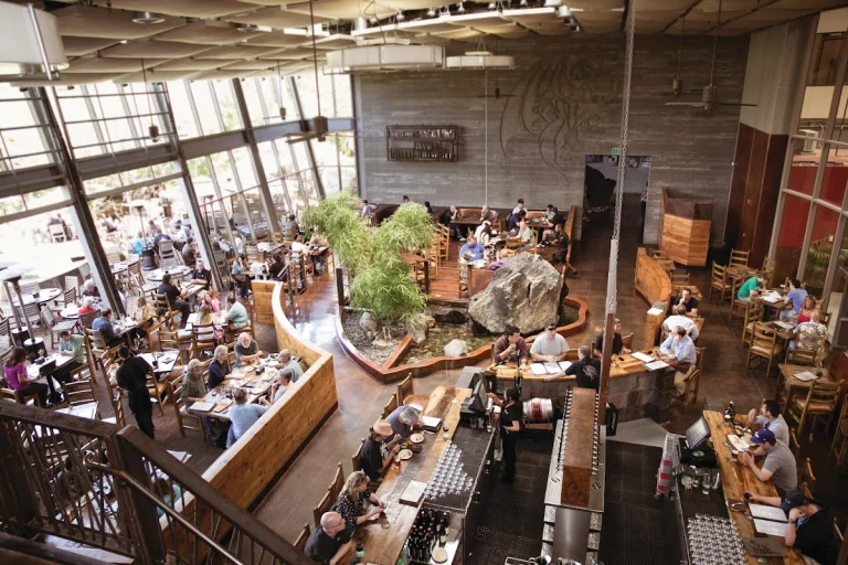 Stone Brewing World Bistro, a dog-friendly dog park in San Diego County, California