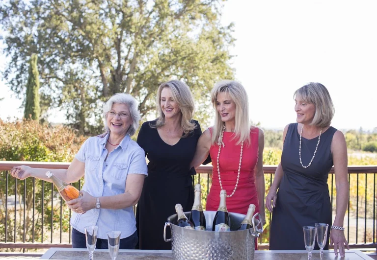 Breathless Sparkling Wines, a dog-friendly winery in Healdsburg, California