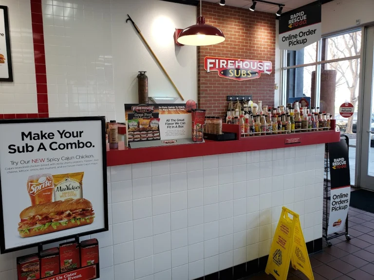 Firehouse Subs, a dog-friendly restaurant in Sacramento, California