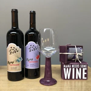 Flying Suitcase Wines, a dog-friendly restaurant in San Carlos, California
