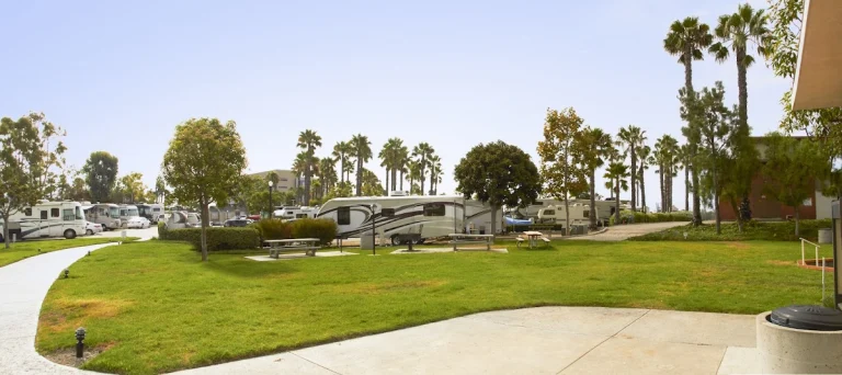 Golden Shore RV Resort, a dog-friendly campground in Long Beach, California