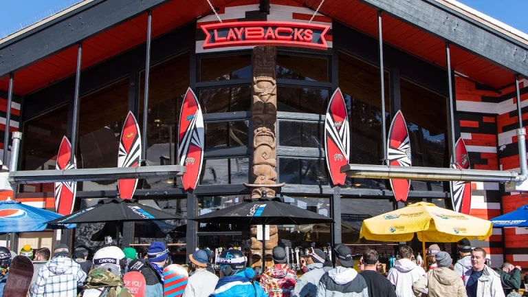 Laybacks Bar, a dog-friendly bar in Big Bear Lake, California