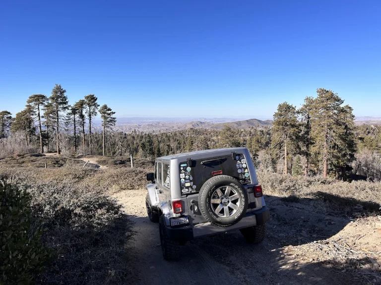 Little Green Valley Hike trail near Big Bear City