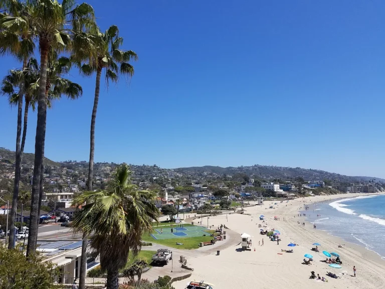 Main Beach, a dog-friendly beach in Laguna Beach, California