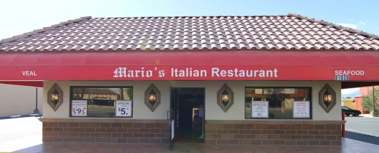 Mario's Italian Cafe, a dog-friendly restaurant in Coachella, California
