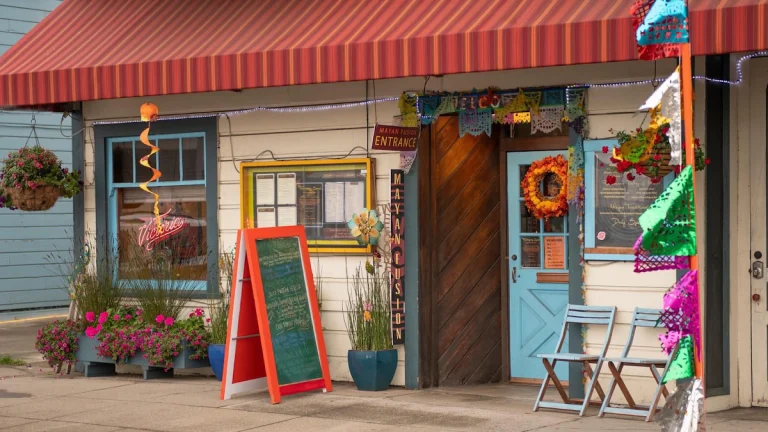 Mayan Fusion, a dog-friendly restaurant in Fort Bragg, California