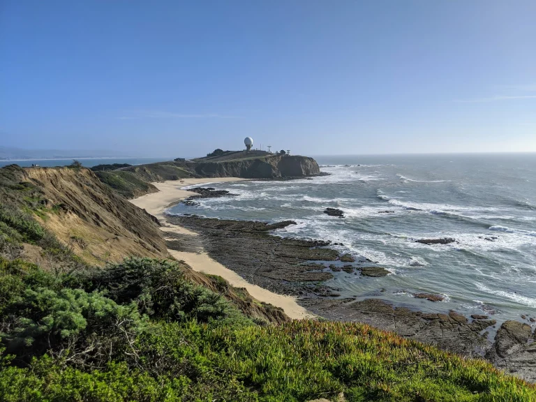 Pillar Point Bluff coastal trail in Moss Beach, California